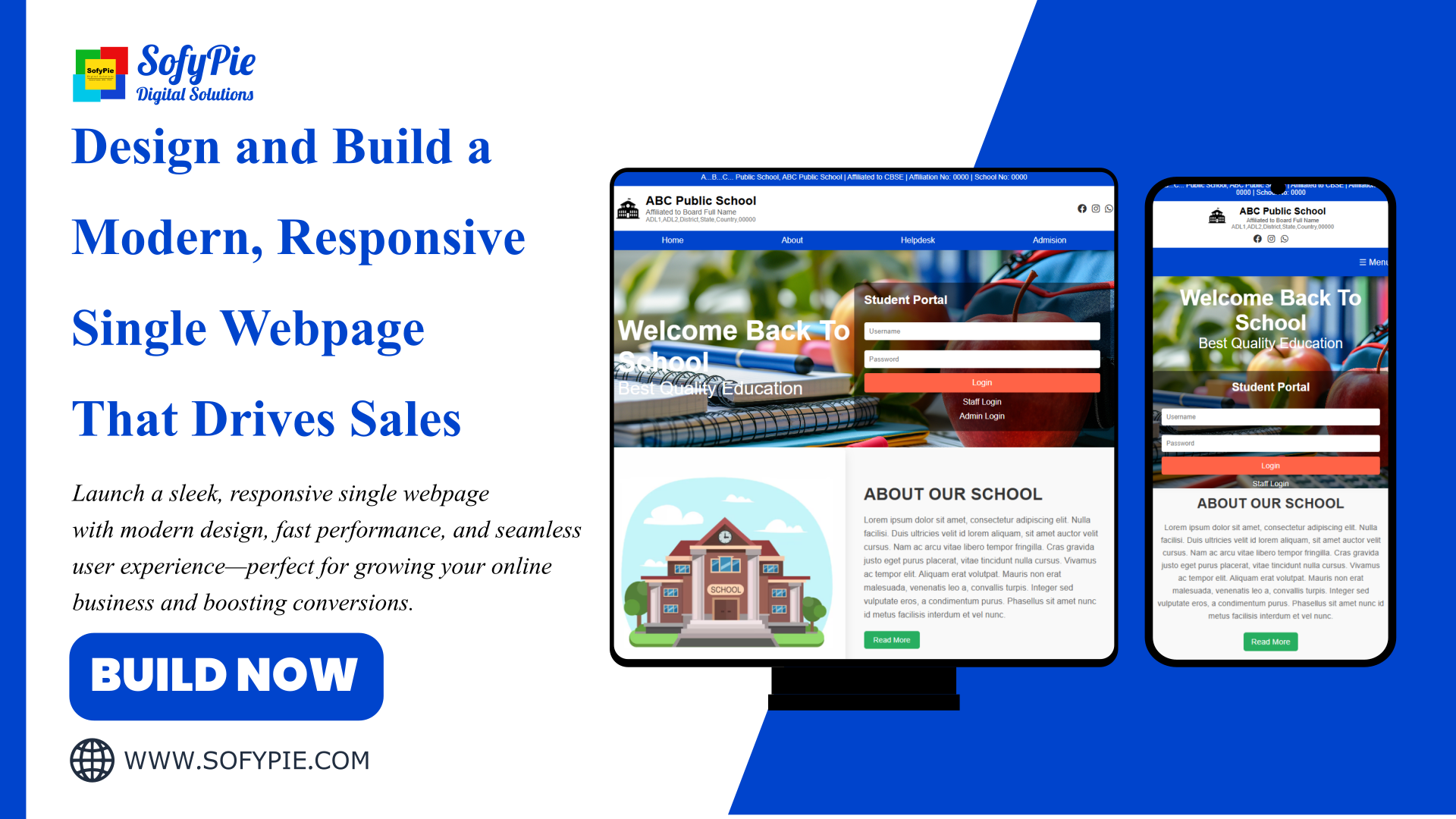 Responsive School Website