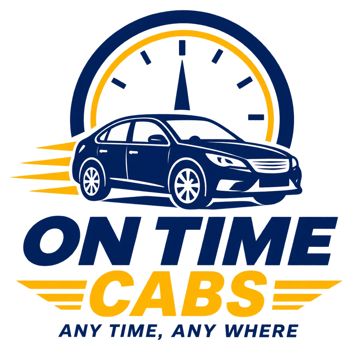 On Time Cabs taxi service logo